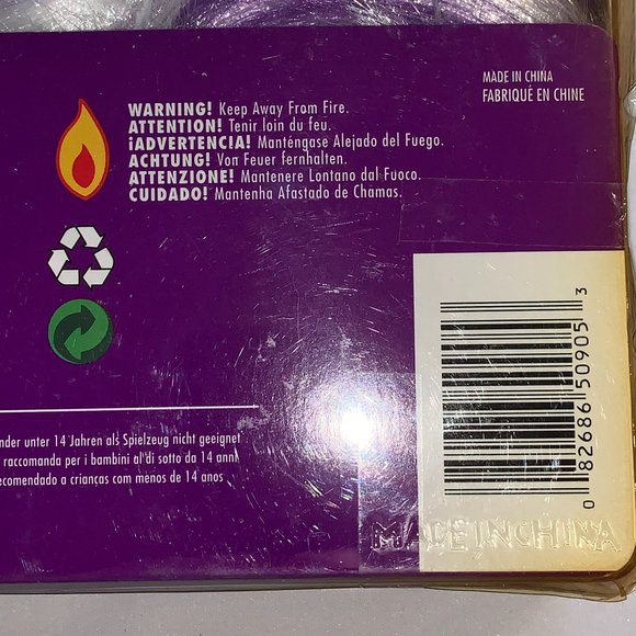 Rubie's Women's Costume Purple Chill Long Hair Wig New Old Stock - Picture 5 of 8